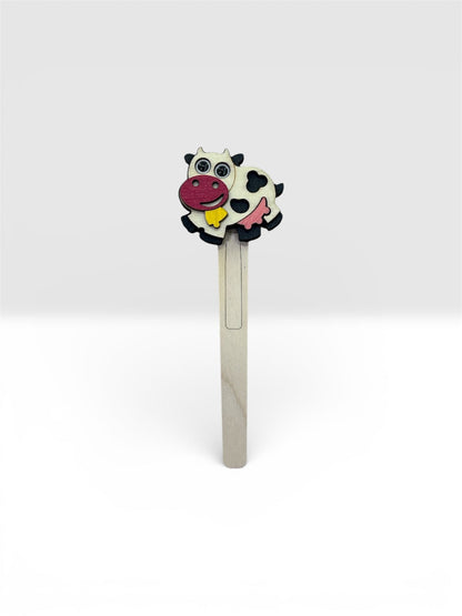 Ferma Libro legno figure Animali