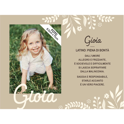 Cornici Personalizzate PER BAMBINI