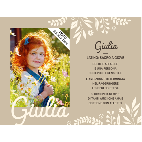 Cornici Personalizzate PER BAMBINI