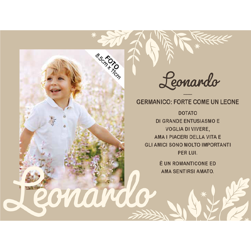 Cornici Personalizzate PER BAMBINI