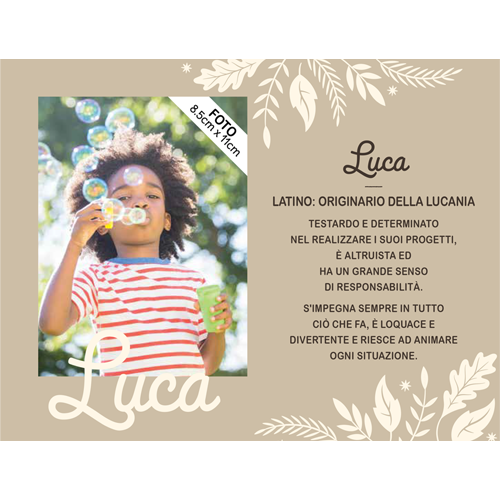 Cornici Personalizzate PER BAMBINI