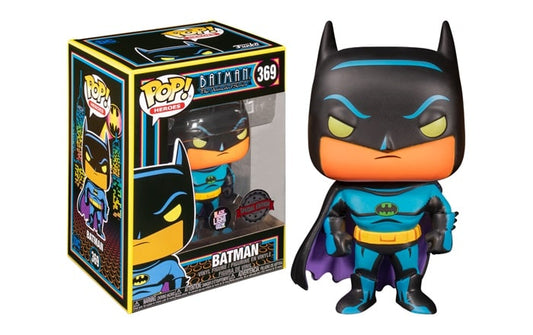 DC COMICS: BLACK LIGHT - POP FUNKO VINYL FIGURE 369 BATMAN 9CM