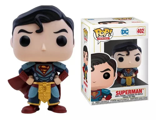 DC COMICS: IMPERIAL PALACE - POP FUNKO VINYL FIGURE 402 SUPERMAN 9CM