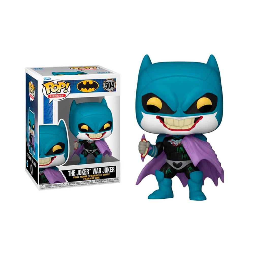 DC COMICS : BATMAN WAR ZONE - POP FUNKO VINYL FIGURE 504 JOKER 9CM