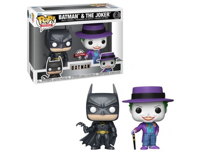DC HEROS: BATMAN(1989) - POP FUNKO  2PK VINYL FIGURE JOKER AND BATMAN(MT)