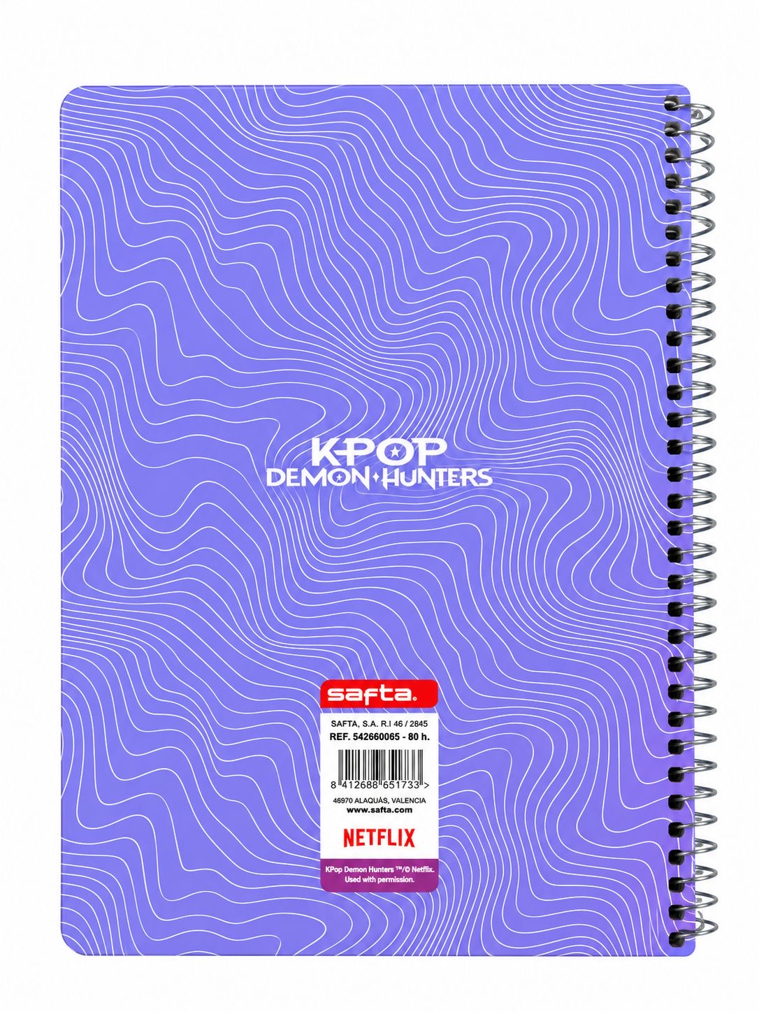 K-POP Demon Hunters – Notebook A5 con Copertina Rigida, 80 Fogli