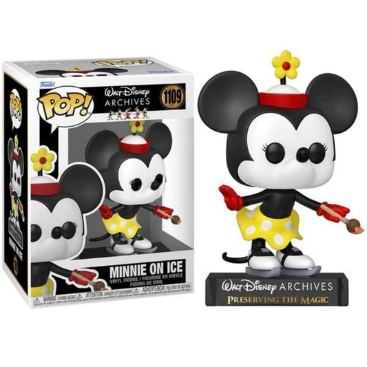 DISNEY: MINNIE MOUSE - POP FUNKO VINYL FIGURE 1109 MINNIE ON ICE(1935)