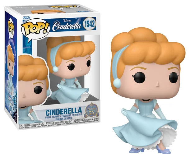 DISNEY: CINDERELLA 75TH ANNIVERSARY - POP FUNKO VINYL FIGURE 1542 CINDERELLA 9CM