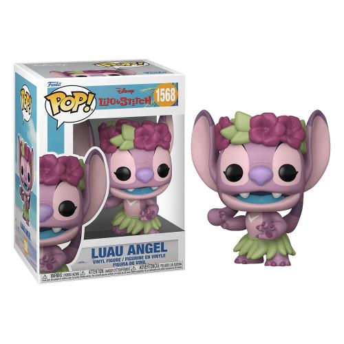 DISNEY: LILO & STITCH - POP FUNKO VINYL FIGURE 1568 LUAU ANGEL 9CM
