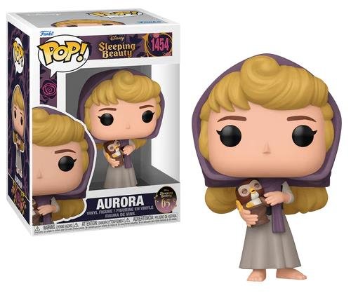 DISNEY: SLEEPING BEAUTY 65TH ANNIVERSARY - POP FUNKO VINYL FIGURE 1454 AURORA W/OWL 9CM