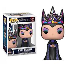 DISNEY: SNOW WHITE - POP FUNKO VINYL FIGURE 1421 EVIL QUEEN (BLACK/PURPLE) 9CM