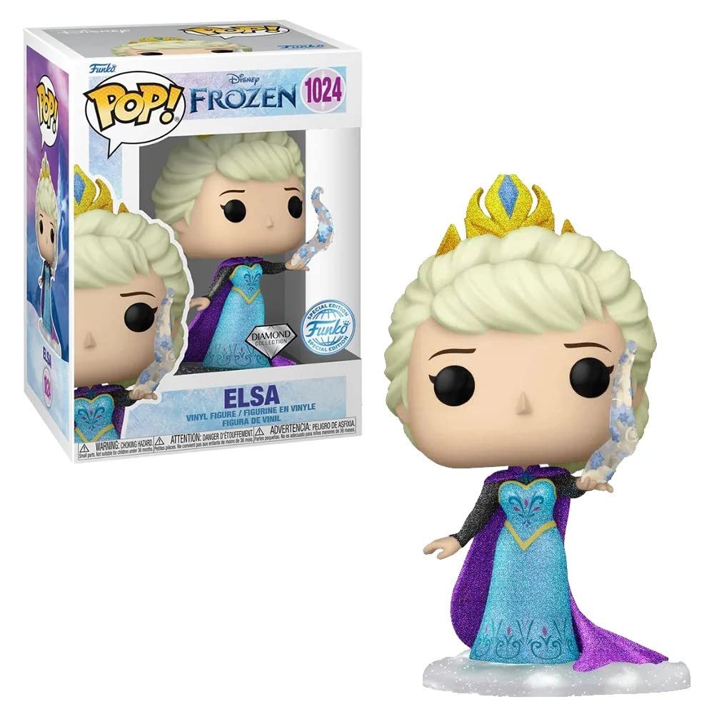 DISNEY: ULTIMATE PRINCESS - POP FUNKO VINYL FIGURE 1024 PRINCESS ELSA (DGLT) 9CM