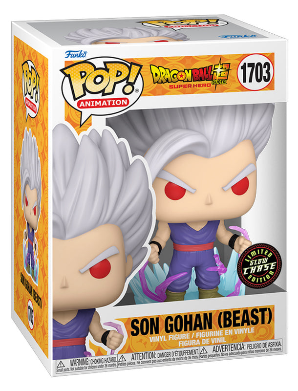 DRAGON BALL SUPER - POP FUNKO VINYL FIGURE - 1703 GOHAN BEAST CHASE 9CM