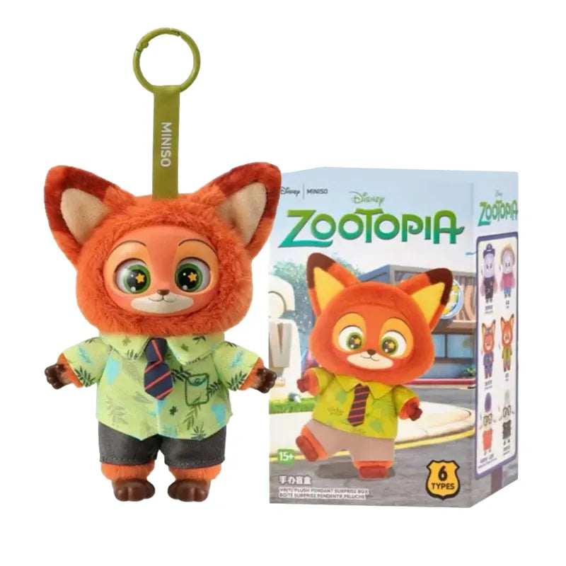Disney Zootopia Portachiavi Miniso Blind Box 1pz