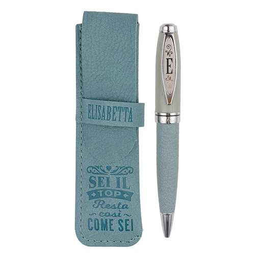 ✍️ Penna in Bamboo Personalizzata con Astuccio in Simil Pelle