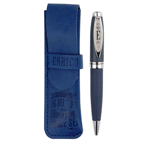 ✍️ Penna in Bamboo Personalizzata con Astuccio in Simil Pelle