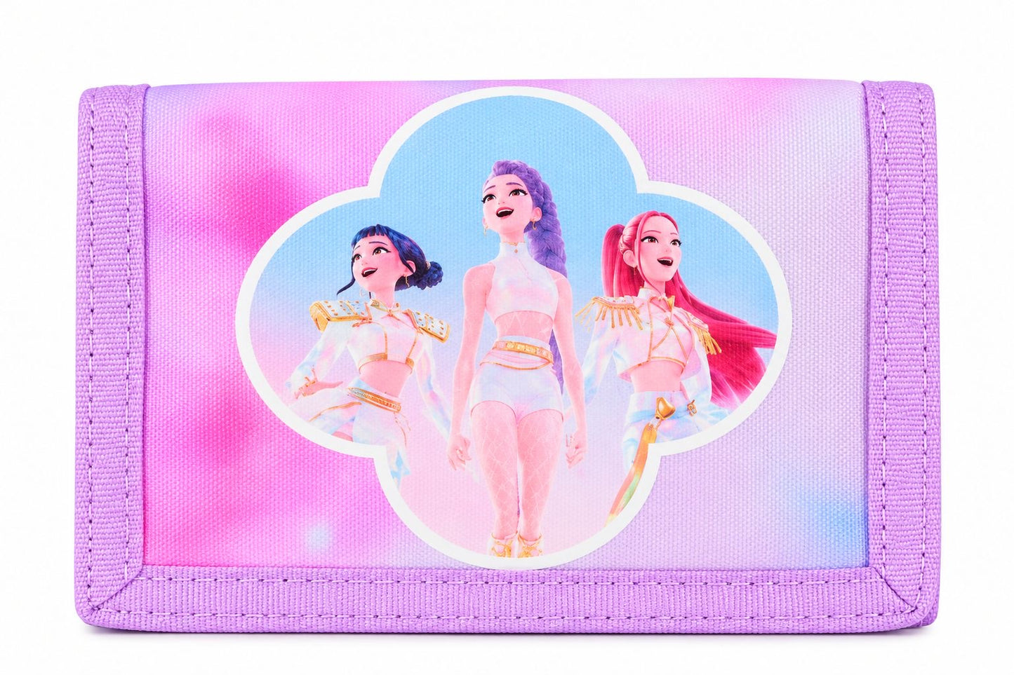 K-Pop Demon Hunters – HUNTR/X Portafoglio con Testata, 12,5 × 9,5 cm