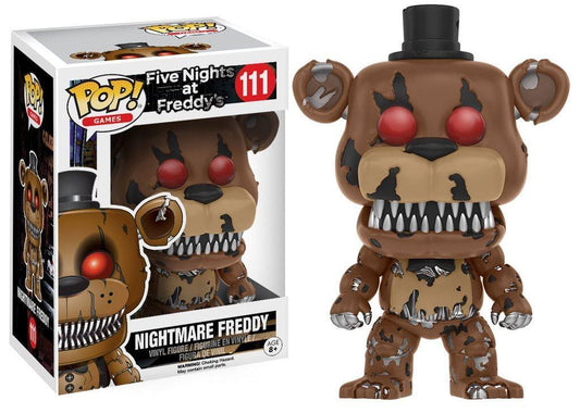 FIVE NIGHTS AT FREDDY'S - POP FUNKO VINYL FIGURE 111 NIGHTMARE FREDDY