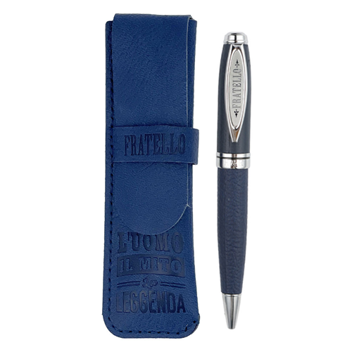 ✍️ Penna in Bamboo Personalizzata con Astuccio in Simil Pelle