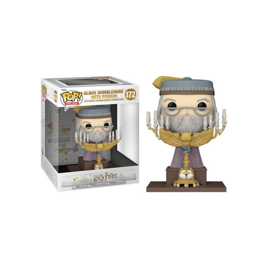 FUNKO POP! HARRY POTTER ALBUS DUMBLEDORE WITH PODIUM FIGURE 172