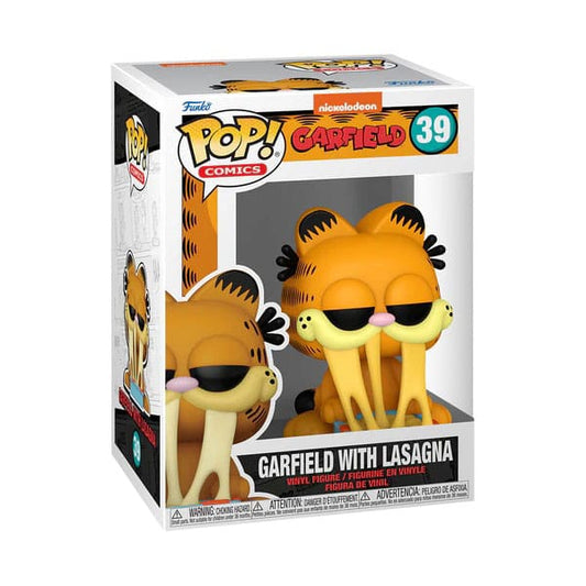 GARFIELD - POP FUNKO VINYL FIGURE 39 GARFIELD W/LASAGNA PAN 9CM