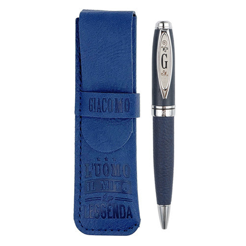 ✍️ Penna in Bamboo Personalizzata con Astuccio in Simil Pelle