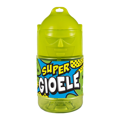 🦸♂️ Borraccia con Cannuccia Personalizzata Super Eroe 300 ml