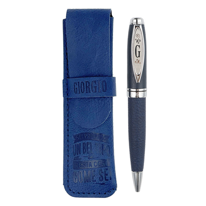 ✍️ Penna in Bamboo Personalizzata con Astuccio in Simil Pelle