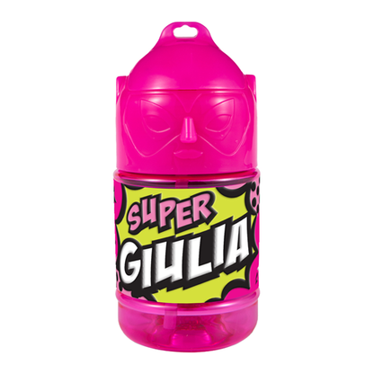 🦸♂️ Borraccia con Cannuccia Personalizzata Super Eroe 300 ml