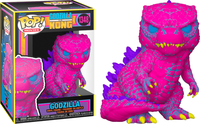 GODZILLA VS KING KONG: BLACKLIGHT - POP FUNKO VINYL FIGURE - 1348 GODZILLA 9CM COMICON 23 GA EXCL