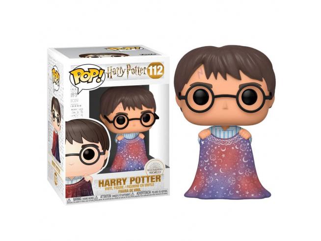 HARRY POTTER - POP FUNKO VINYL FIGURE 112 HARRY W/ INVISIBILITY CLOAK 9CM