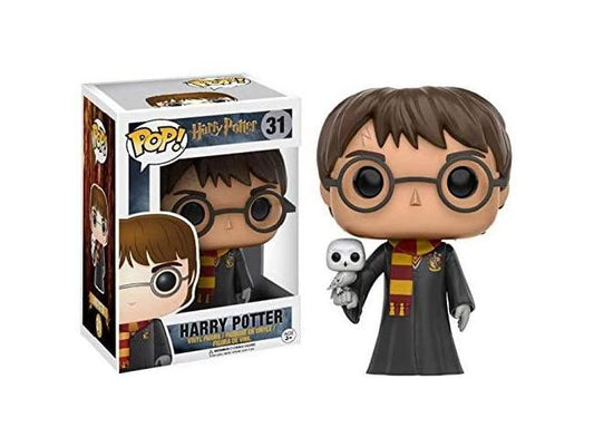 HARRY POTTER - POP FUNKO VINYL FIGURE 31 HARRY POTTER WITH EDWIGE 9CM