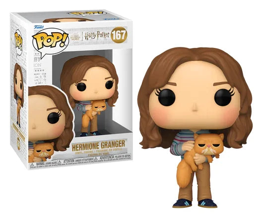 HARRY POTTER: PRISONER OF AZKABAN - POP & BUDDY FUNKO VINYL FIGURE 167 HERMIONE W/ CROOCKSHANKS 9CM