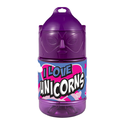 🦸♂️ Borraccia con Cannuccia Personalizzata Super Eroe 300 ml