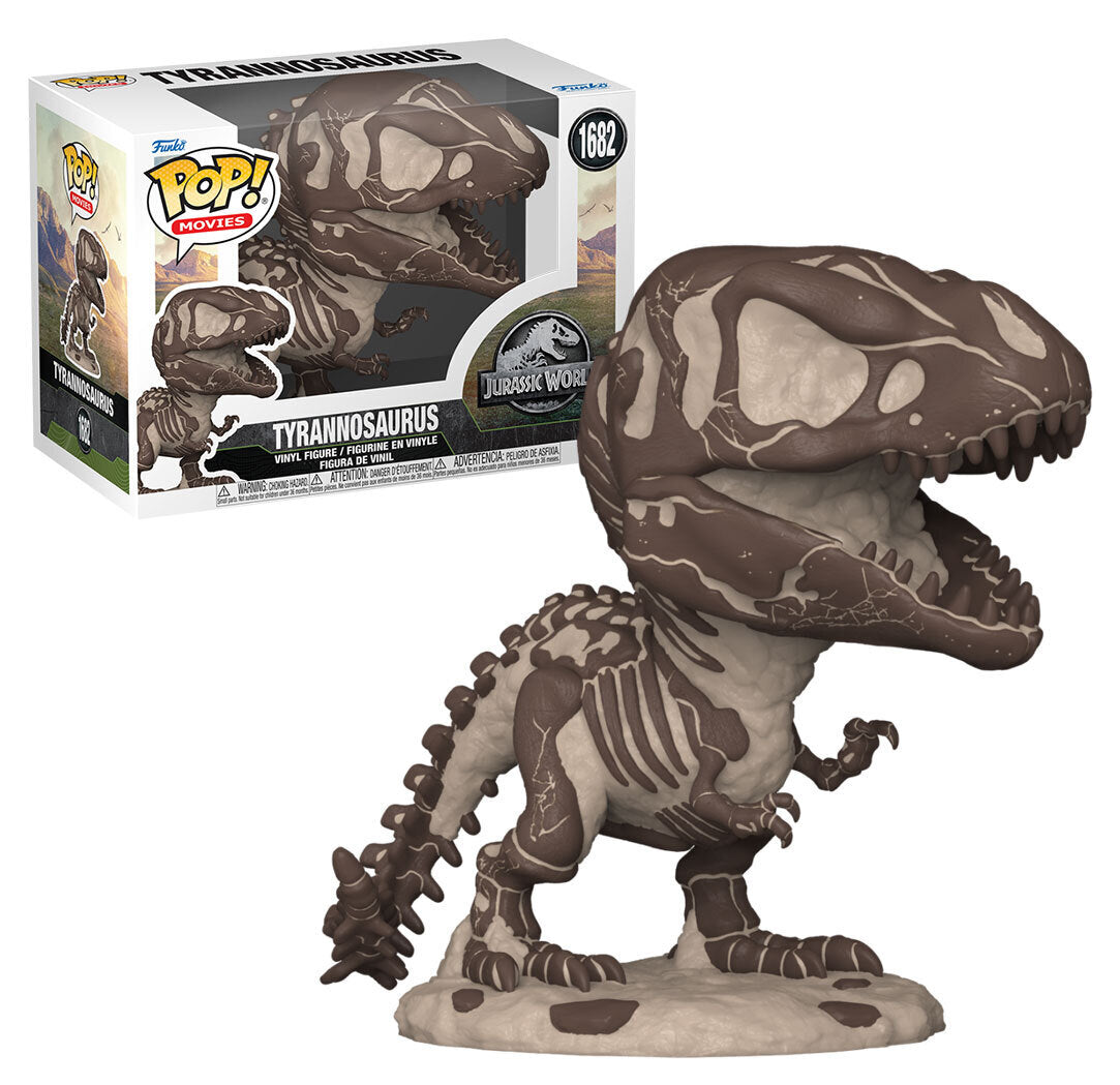 JURASSIC PARK: FOSSIL - POP FUNKO VINYL FIGURE 1682 TYRANNOSAURUS 9CM