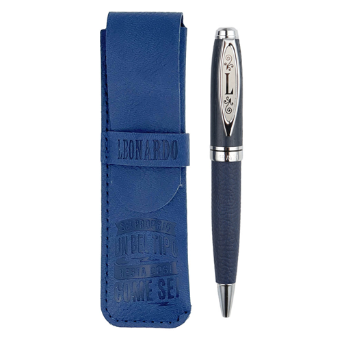 ✍️ Penna in Bamboo Personalizzata con Astuccio in Simil Pelle