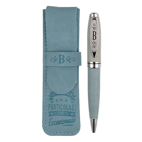 ✍️ Penna in Bamboo Personalizzata con Astuccio in Simil Pelle