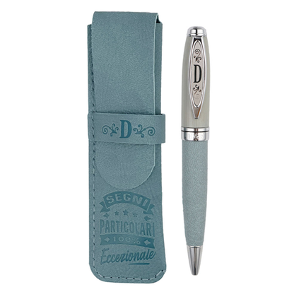 ✍️ Penna in Bamboo Personalizzata con Astuccio in Simil Pelle