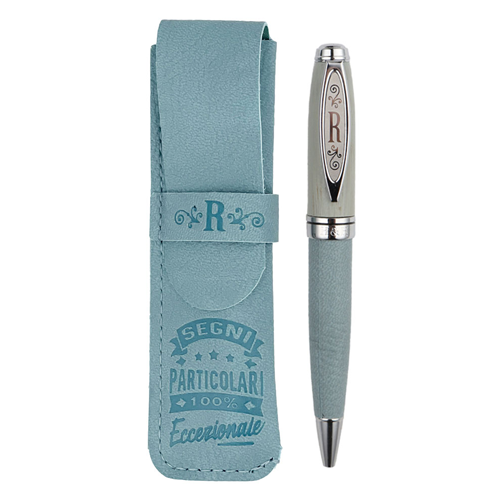 ✍️ Penna in Bamboo Personalizzata con Astuccio in Simil Pelle