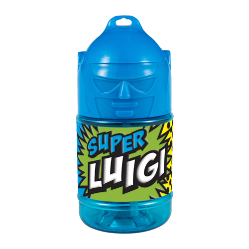 🦸♂️ Borraccia con Cannuccia Personalizzata Super Eroe 300 ml