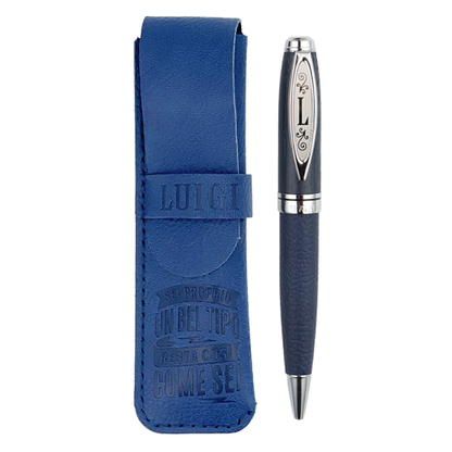 ✍️ Penna in Bamboo Personalizzata con Astuccio in Simil Pelle