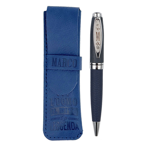 ✍️ Penna in Bamboo Personalizzata con Astuccio in Simil Pelle