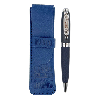 ✍️ Penna in Bamboo Personalizzata con Astuccio in Simil Pelle