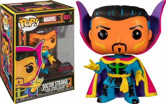 MARVEL: BLACK LIGHT - POP FUNKO VINYL FIGURE 651 DR. STRANGE 9CM