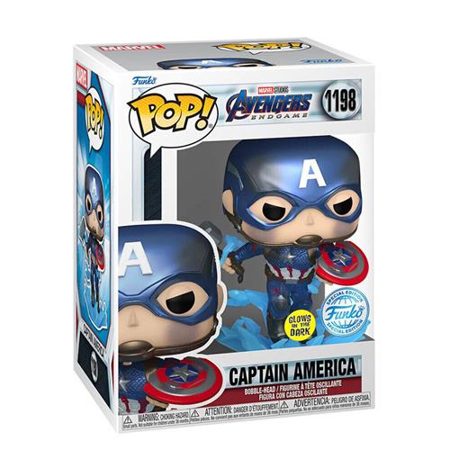 MARVEL: ENDGAME - POP FUNKO VINYL FIGURE - 1198 CAP W/HAMMER (GW) (MT) 9CM GA EXCL