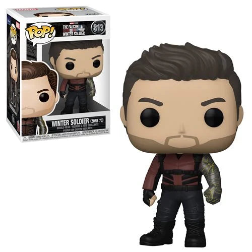 MARVEL: FALCON AND THE WINTER SOLDIER - POP FUNKO VINYL FIGURE 813 WINTER SOLDIER (ZONE 73) 9CM