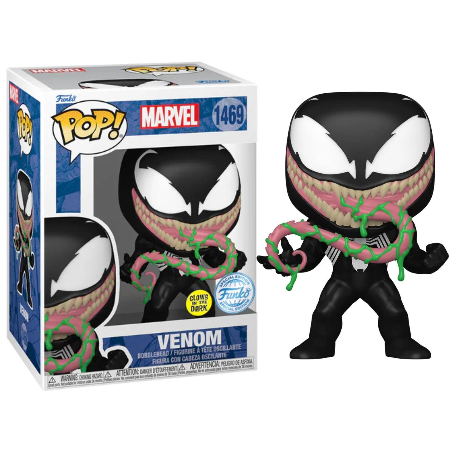 MARVEL - POP FUNKO VINYL FIGURE - VENOM (GW) 9CM FUNSIDE20 EXCL