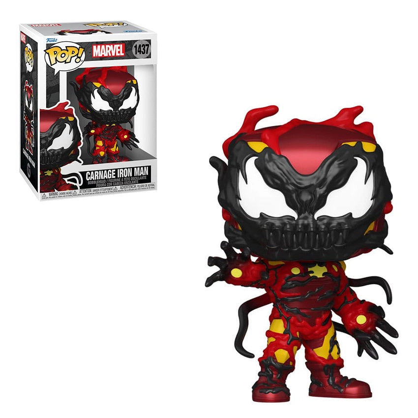 MARVEL - POP FUNKO VINYL FIGURE 1437 CARNAGEIZED IRON MAN 9CM