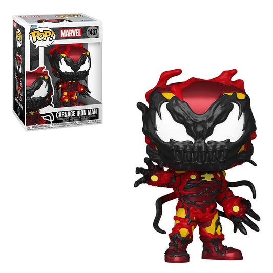 MARVEL - POP FUNKO VINYL FIGURE 1437 CARNAGEIZED IRON MAN 9CM