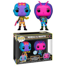 MARVEL: GUARDIANS OF THE GALAXY VOL.3 - BLACKLIGHT - 2-PACK POP FUNKO VINYL FIGURE - MANTIS & NEBULA 9CM COMICON 23 GA EXCL
